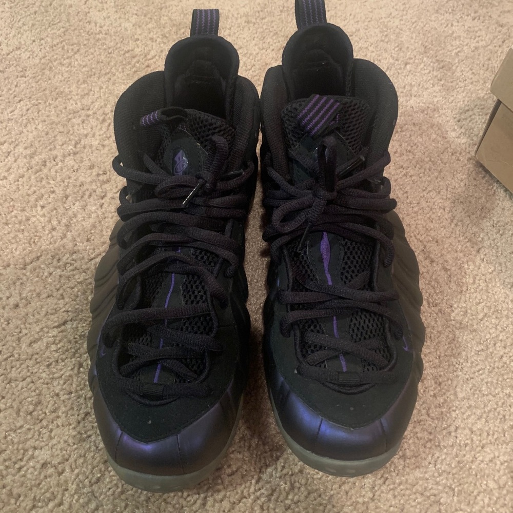 Men's Nike Air Foamposite 1 Eggplant Purple  2017